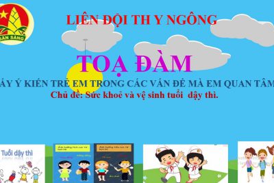 Ngày 29.2.2024 Tổ chức Hoạt động lấy ý kiến của trẻ em trong các quyết định liên quan đến trẻ em trong nhà trường. Chủ đê: Sức khoẻ và vệ sinh tuổi dậy thì.