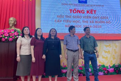 Tham gia Hội thi Giáo viên dạy giỏi cấp tiểu học, thị xã Buôn Hồ. Năm học 2024 – 2025. Tham gia 04 đ.c. Kết quả đạt được: 01 giải ba và 02 giải khuyến khích, 01 đ.c được công nhận cấp thị xã